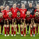 L'équipe de Suisse lors du match amical contre la France du mardi 29 octobre à Genève